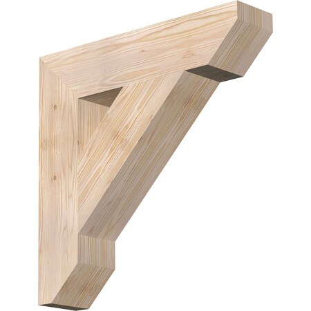 Traditional Slat Smooth Bracket, Douglas Fir, 5 1/2W X 26D X 26H